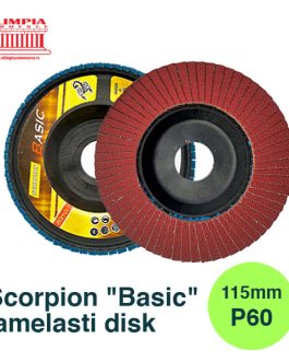 Scorpion Basic lamelasti disk 115mm p60