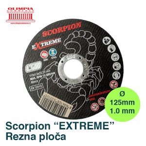 Scorpion Extreme rezna ploča 125x1mm