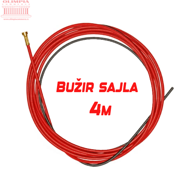 Bužir sajla crvena 4m ( 31050 )