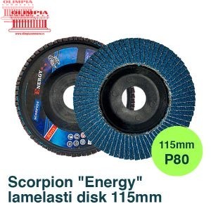 Disk za brusenje inox metala napravljena od zn cirkonijuma