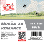 Komarnik sivi 1m x 25m ( 011467 )