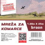 Komarnik braon 1.2mm x 25m ( 011472)
