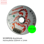 Scorpion aluminium rezna ploca 115mm